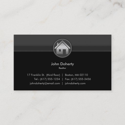 Customizable Realtor Business Card