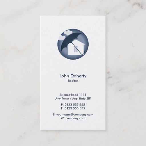 Customizable Realtor Business Card