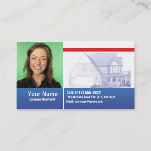 Customizable Realtor Business Card Samples