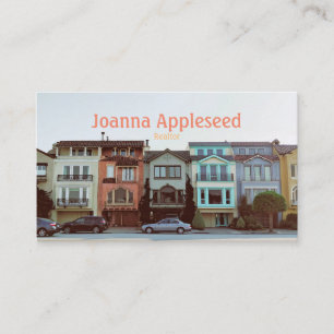 Realtor Business Card With Face Shot On Back