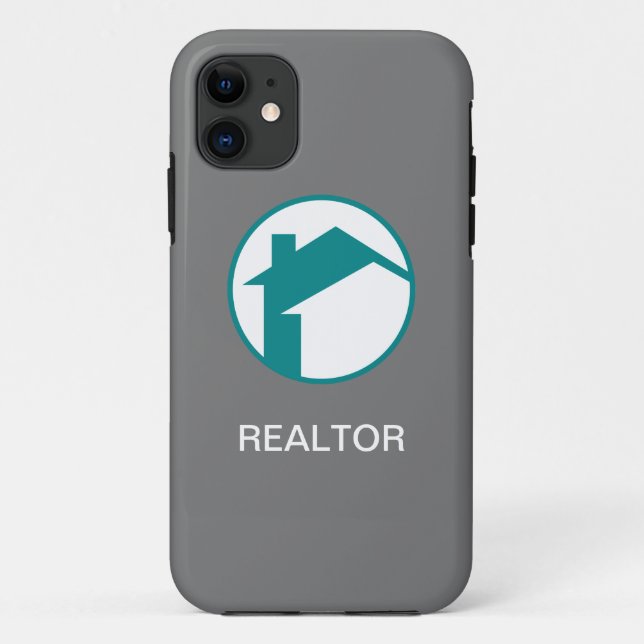 Realtor Business Professional House Logo Template Case-Mate iPhone Case (Back)