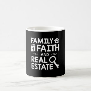 Realtor Christian Family Faith Real Estate Coffee Mug