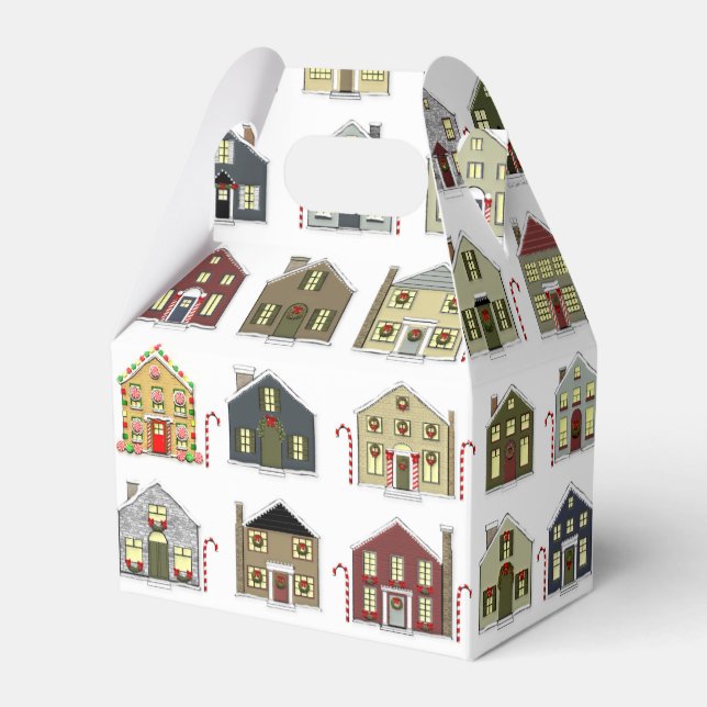 Realtor Christmas Holiday Favor Boxes (Front Side)