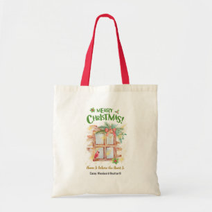 Realtor Christmas Home Where the heart Is Branded Tote Bag