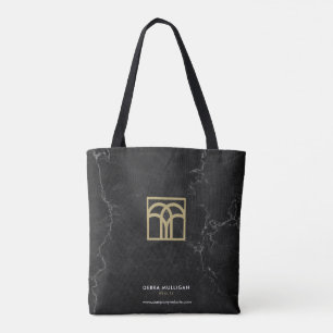 Realtor client modern custom gift tote bag