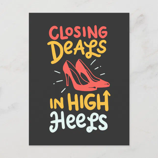 closing deals in high heels