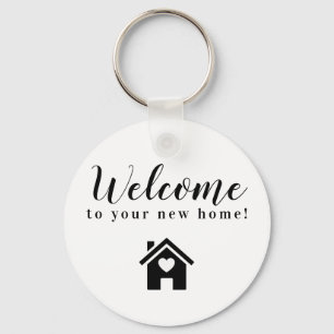 Realtor Closing Gift Welcome to your New Home  Keychain
