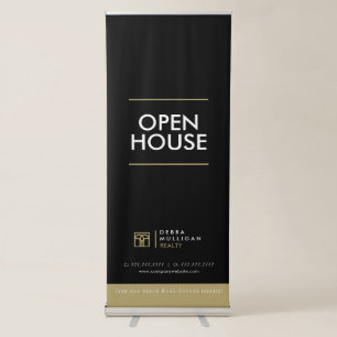 Realtor Custom Logo Roll-Up Retractable Banner
