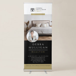 Realtor Custom Logo Roll-Up Retractable Banner
