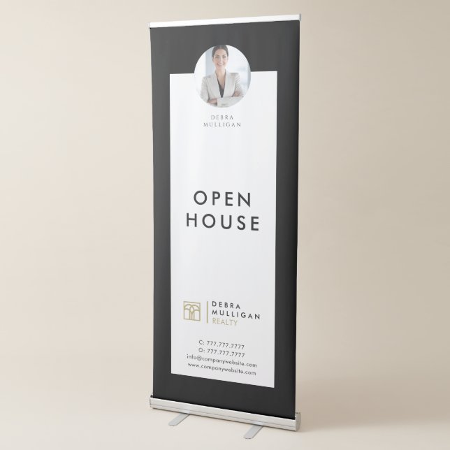 Realtor Custom Logo Roll-Up Retractable Banner (3/4)