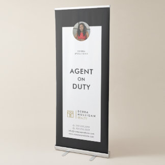 Realtor Custom Logo Roll-Up Retractable Banner