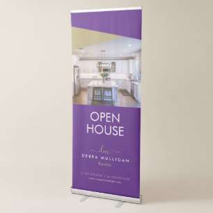 Realtor Custom Logo Vertical Retractable Banner
