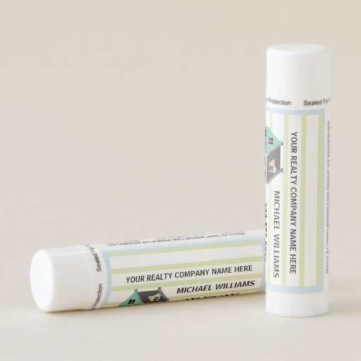 Realtor Custom Real Estate House Lip Balm | Zazzle