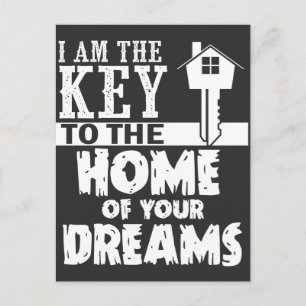 Realtor Design Key To The Home Of Your Dream Postcard