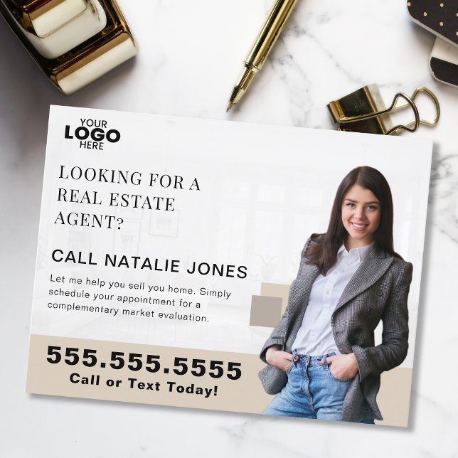 Realtor Farming Mailer Real Estate Marketing Logo Postcard (Creator Uploaded)