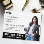 Realtor Farming Mailer Real Estate Marketing Logo Postcard<br><div class="desc">Take your real estate marketing to the next level with this personalized farming mailer postcard, designed to showcase your expertise and build trust in your neighborhood. Perfect for reaching potential home sellers, this customizable postcard lets you upload your logo and include a professional photo, creating a polished and approachable look....</div>