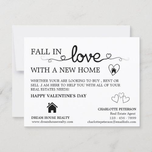 Realtor Farming Promotional Valentines Day   Holiday Card