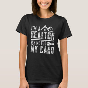   Realtor For Men Women Real Estate Agent Property T-Shirt