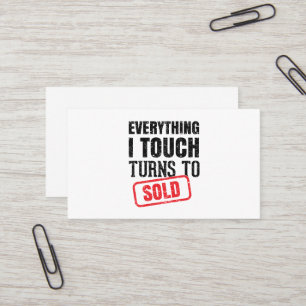 Realtor Funny Mug Business Card