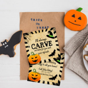 Realtor Halloween Pop-By gift Tags real estate