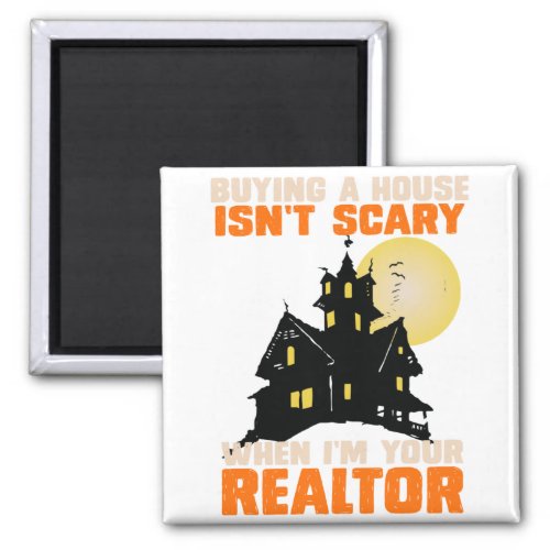 Realtor Halloween Real Estate Agent  Broker Funny Magnet