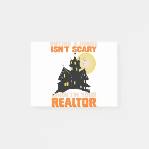 Realtor Halloween Real Estate Agent  Broker Funny Post_it Notes