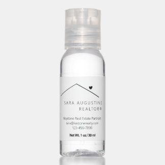 Realtor Hand Sanitizer Open House Giveaway Handout