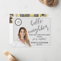 Realtor Hello Neighbor Postcard