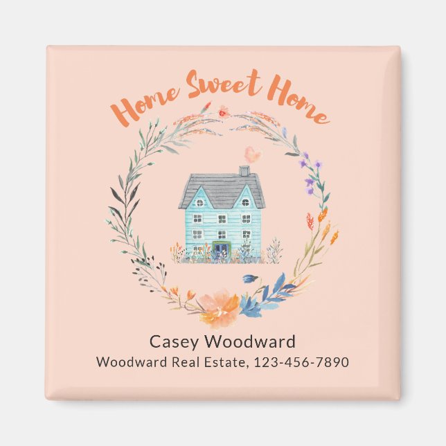 Realtor Home Sweet Home Thank You New Homeowner  Magnet (Front)