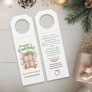Realtor Home Where the Heart Is Christmas Pop By Bottle Hanger Tag