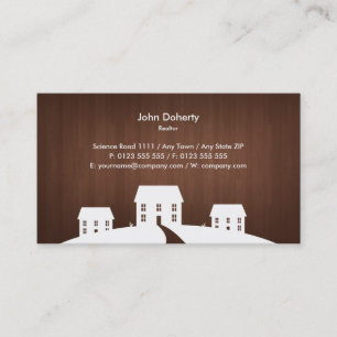 Realtor Houses Business Card