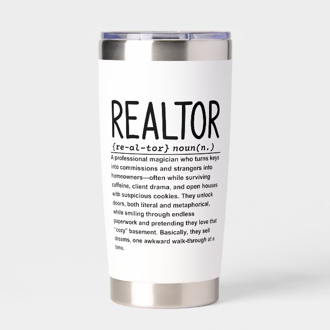 Realtor Insulated Tumbler (Front)