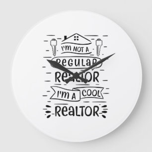 Realtor Large Clock
