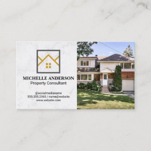 Realtor Logo   Residential House Business Card