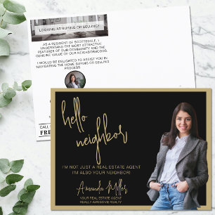 Realtor Mailer Real Estate Marketing Farming Hello Postcard