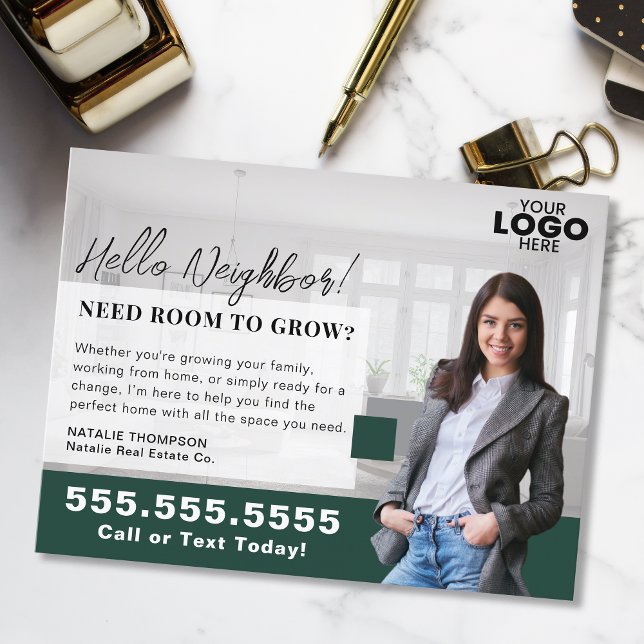 Realtor Marketing Logo Real Estate Farming Mailer Postcard (Creator Uploaded)
