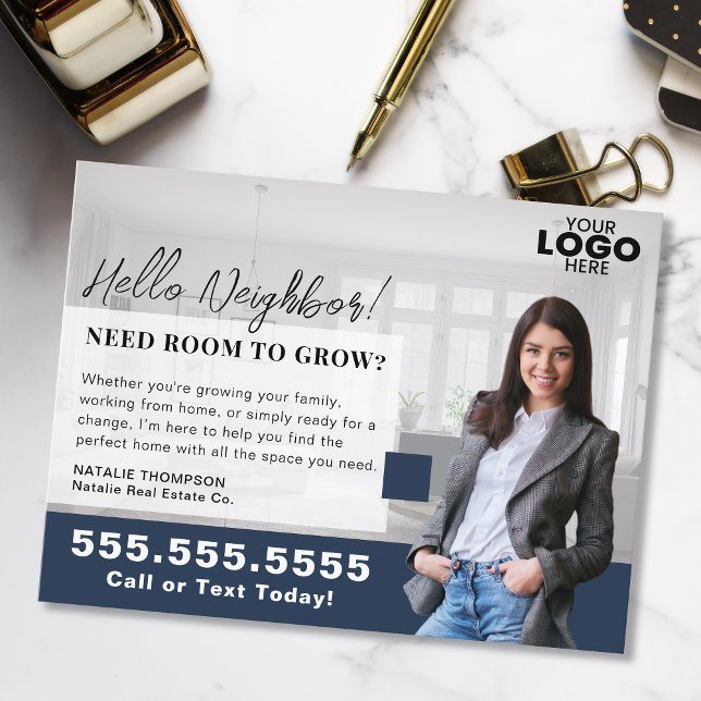 Realtor Marketing Logo Real Estate Farming Mailer Postcard (Creator Uploaded)