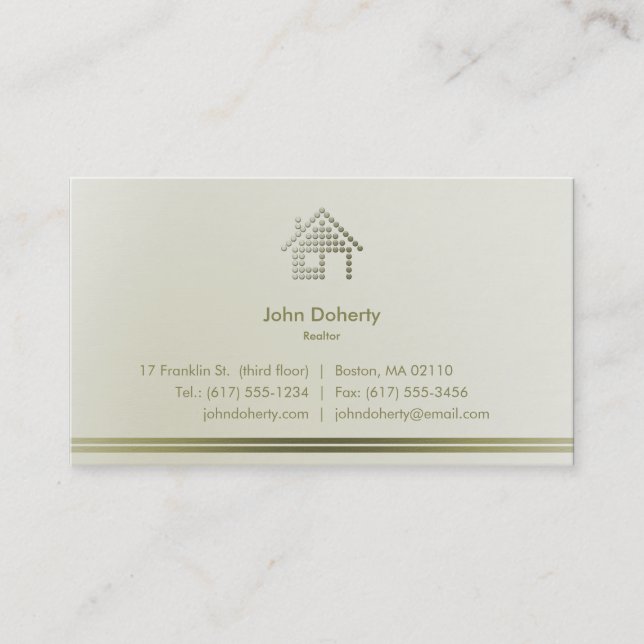 Realtor | Modern Home Business Card (Front)