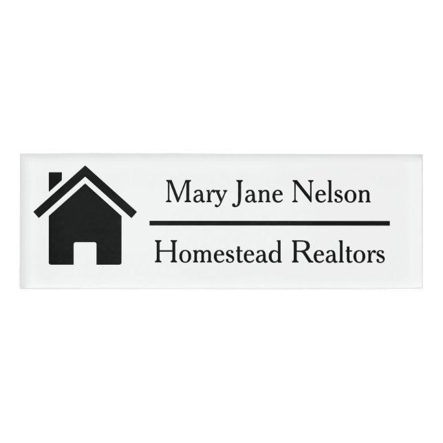 Realtor Name Tag (Front)