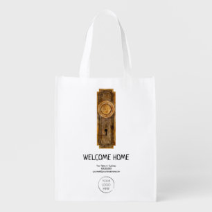 Realtor New Home Congratulations Housewarming Grocery Bag