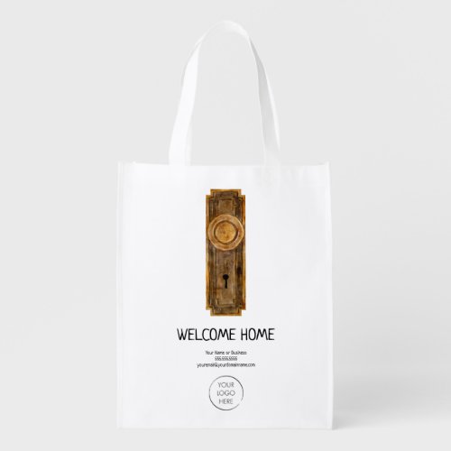 Realtor New Home Congratulations Housewarming Grocery Bag