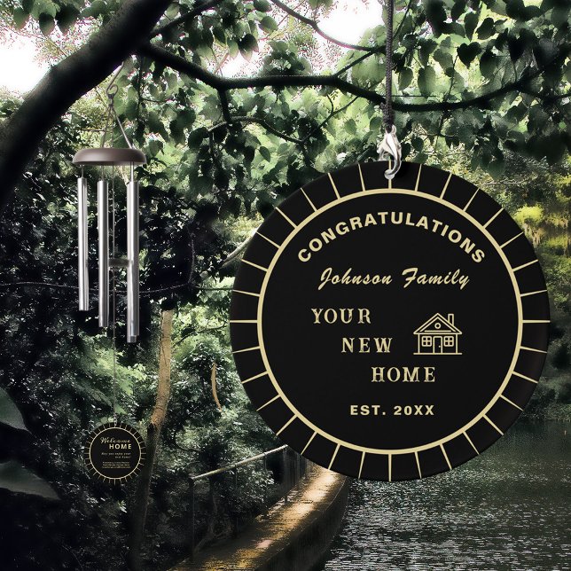 Realtor New Homeowner Congratulations              Wind Chime (Realtor New Homeowner Congratulations Wind Chime is great to give to the new homeowner. )