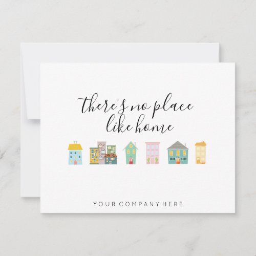 Realtor New Homeowner Thank You Card