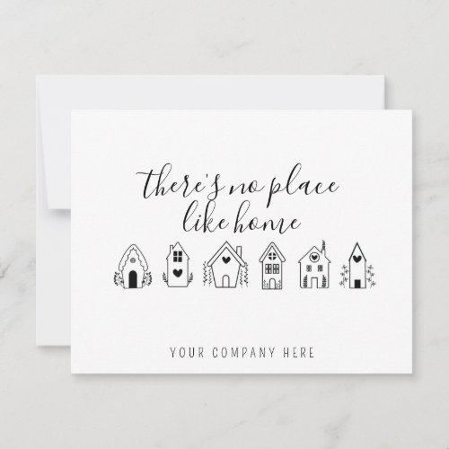 Realtor New Homeowner Thank You Card