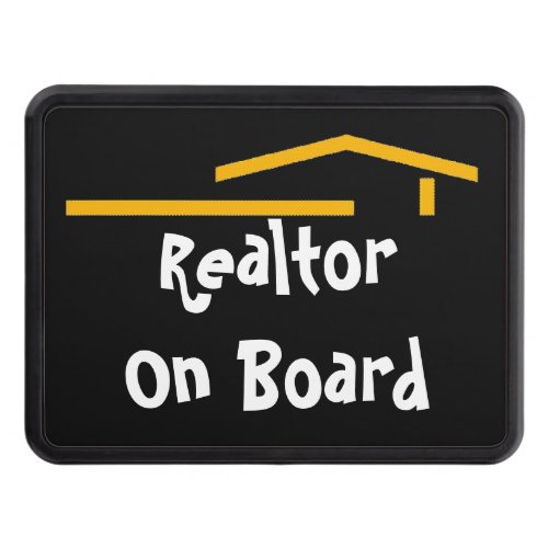 Realtor On Board Tow Hitch Cover