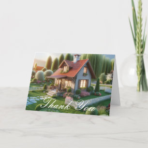 Realtor or Mortgage   Thank You Whimsical Cottage