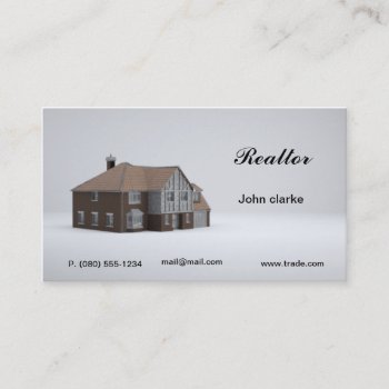 Realtor Or Trade Business Card by jfkdesign at Zazzle