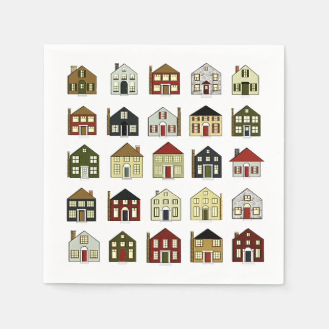 Realtor Party Event Paper Napkins (Front)