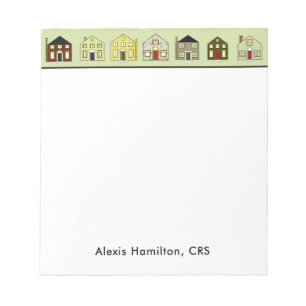 Realtor personalized gift notepad