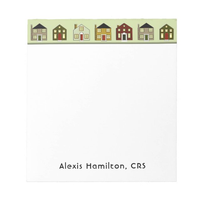 Realtor personalized gift notepad (Front)